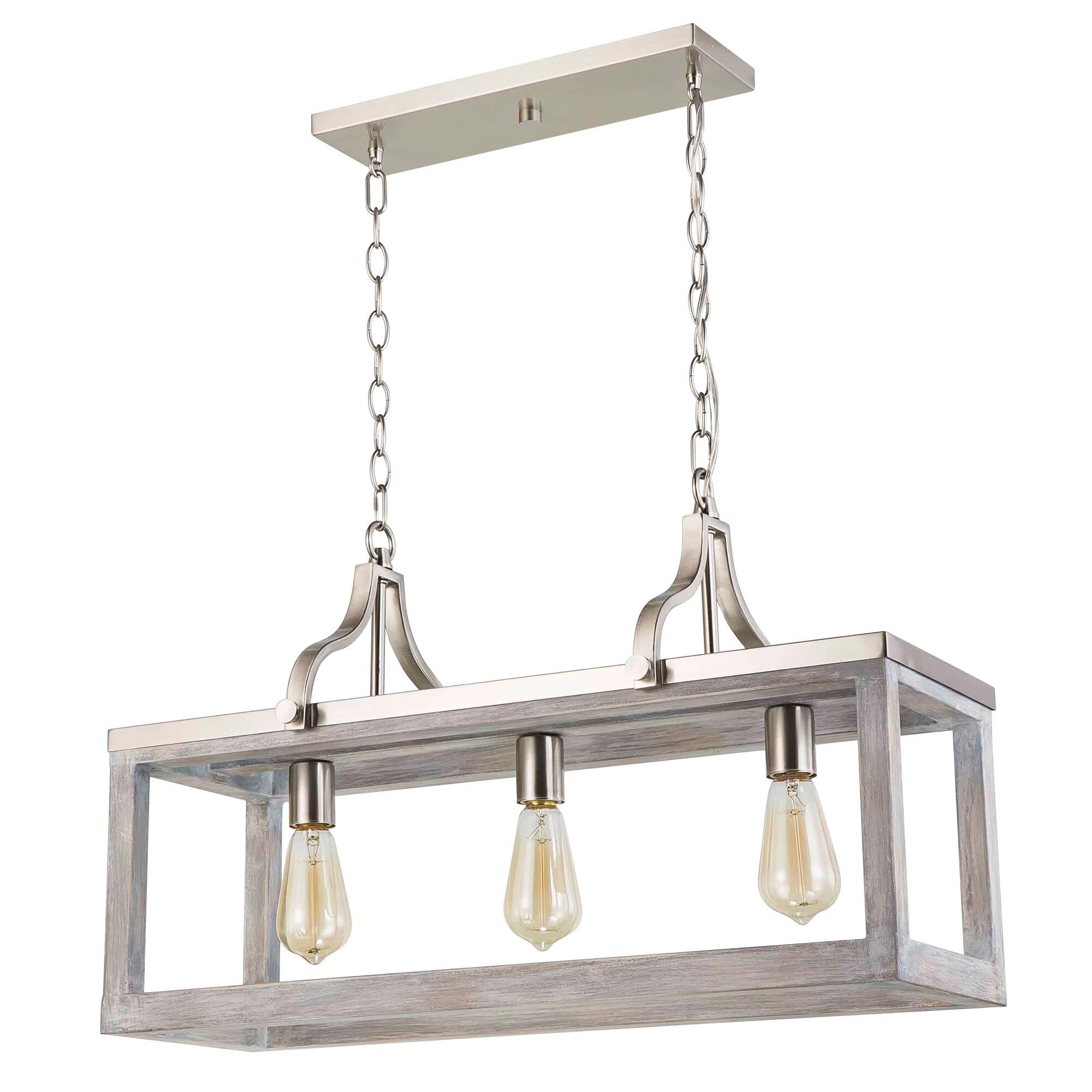 Shown in Acia Wood - Brushed Nickel finish